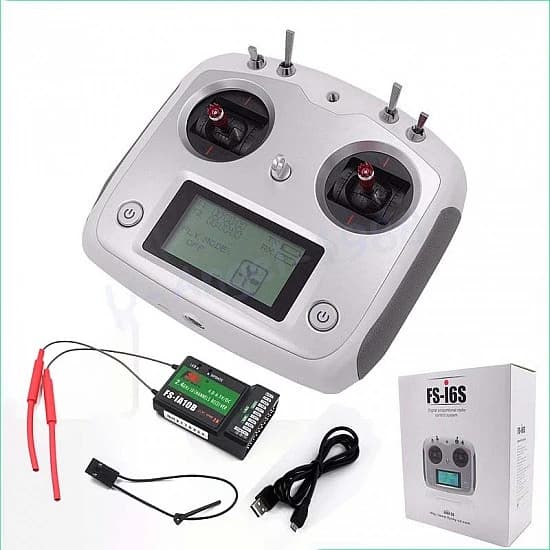 Flysky FS-i6S 2.4G 10CH AFHDS Transmitter With FS-iA10B 10CH Receiver slide 1